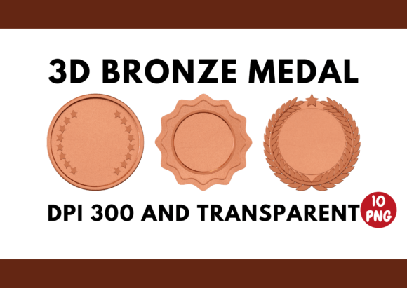 3D Render Bronze Medal: Elevate Your Visual Content