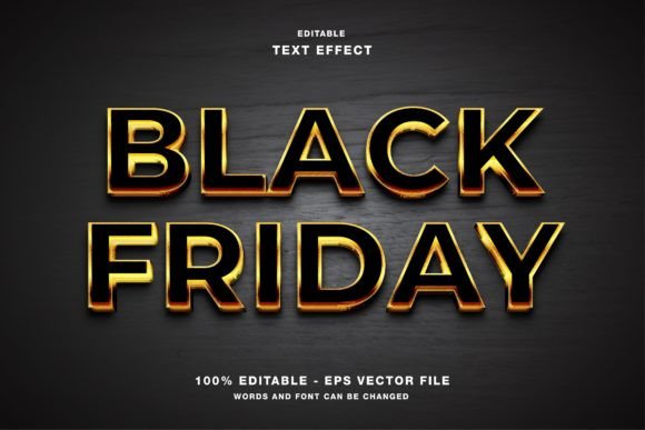 Black Friday 3d Editable Text Effect: Elevating Visual Impact in Modern Digital Marketing