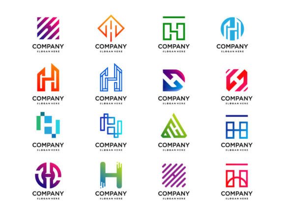 Bundle Letter H Logo: A Versatile Geometric Solution for Modern Branding