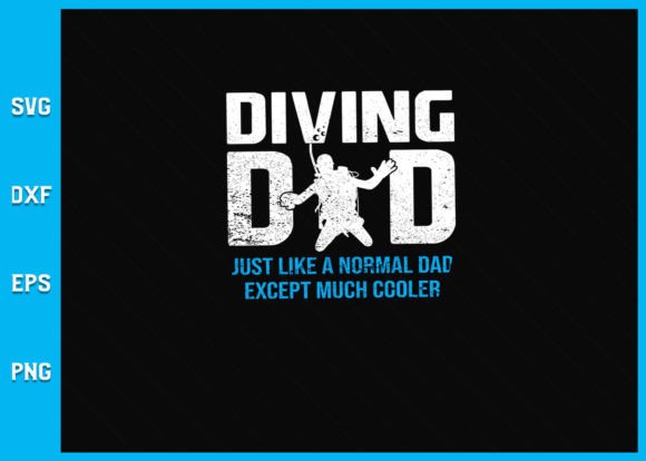 Diving Dad SVG Design Guide