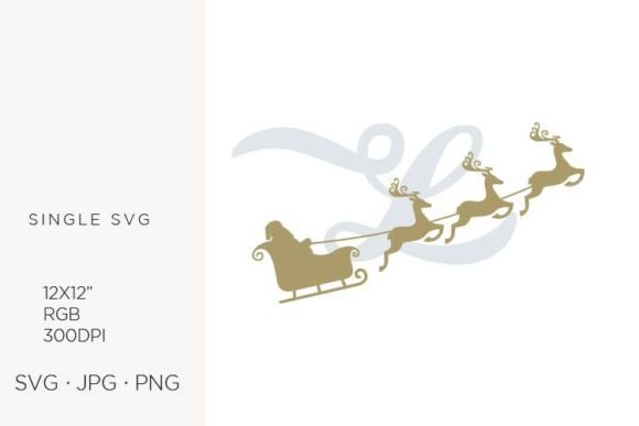 Elevating Digital Craftsmanship: The Strategic Value of the Santa Claus Sky Sledge, Letter L SVG Asset