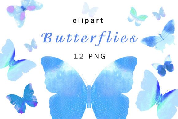 Integrating Hand-Painted Butterflies Clipart PNG into Your Creative Workflow