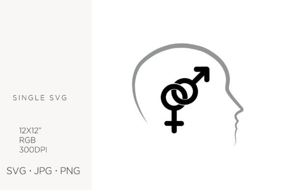 Integrating Male and Female Sex Symbols Inside Human Vector Art into Modern Digital Design Workflows
