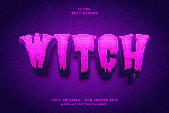 Mastering Spooky Typography with the Witch Halloween Editable Text Effect