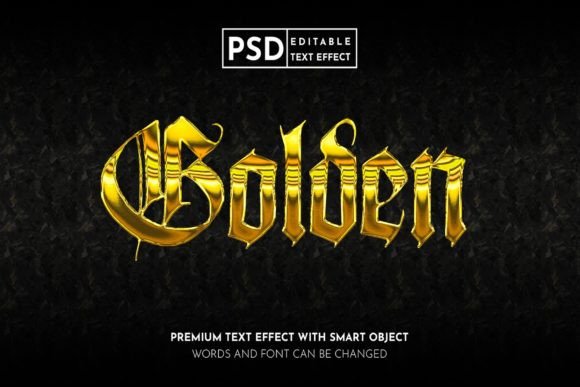 Mastering the Golden Chrome Editable Text Effect for Modern Design