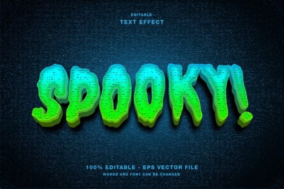 Spooky 3D Editable Text Effect Guide