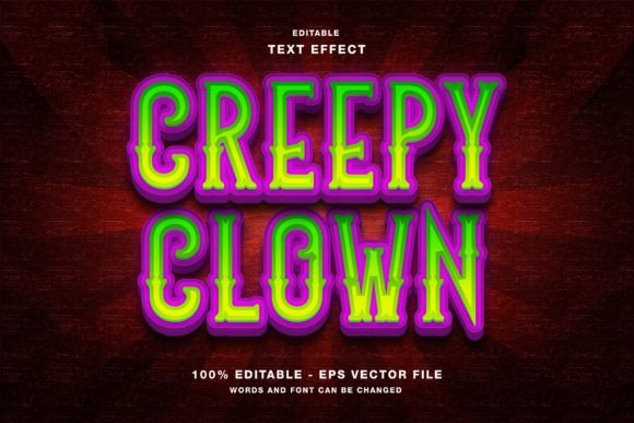 Strategic Visual Impact: Leveraging the Creepy Clown Editable Text Effect