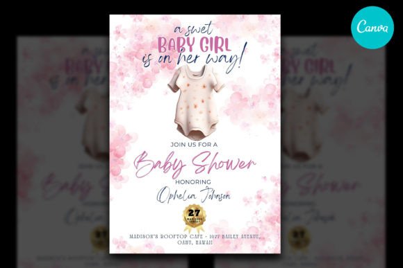 Streamlining Event Planning with a Baby Clothes Baby Shower Invitation Template