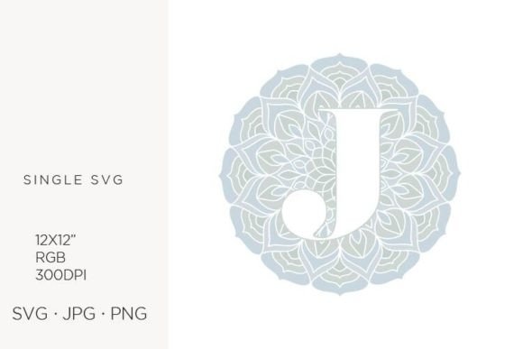 Unlocking Creative Potential with Mandala Monogram Letter J Vector Art