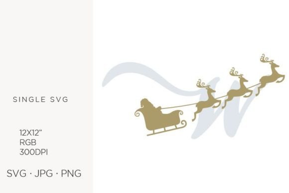 Unlocking Creative Potential with Santa Claus Sky Sledge and Letter W SVG Artwork