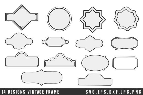 Unlocking Creative Potential with the Vintage Frames SVG Bundle